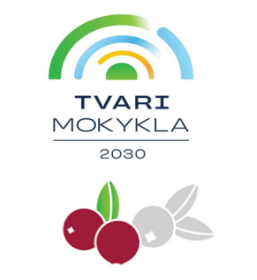 Mūsų darželiui suteikiamas darbotvarkės „Tvari mokykla 2030“ „Antros Tvarumo bruknės“ (2 bruknių ženklas).